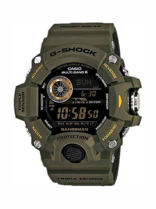 Casio G-shock Rangeman Rubber Strap Khaki