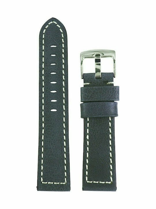 Tzevelion Lederriemen Blau 24mm