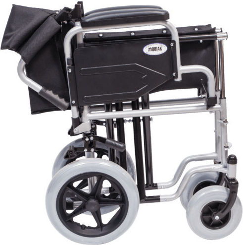 Mobiak Gemini Wheelchair 12" Folding Simple Type with Simple Back 41cm 0811307