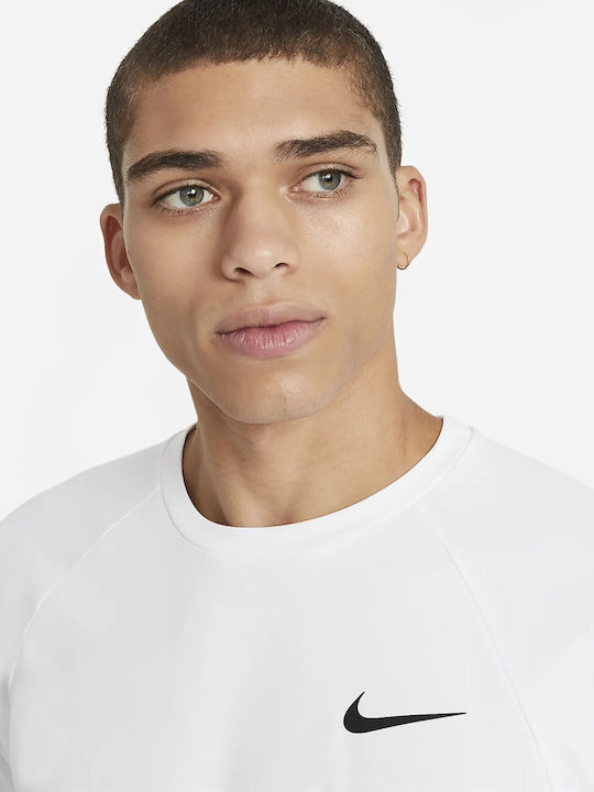 Nike Hydroguard Men's Short Sleeve Sun Protection Shirt White