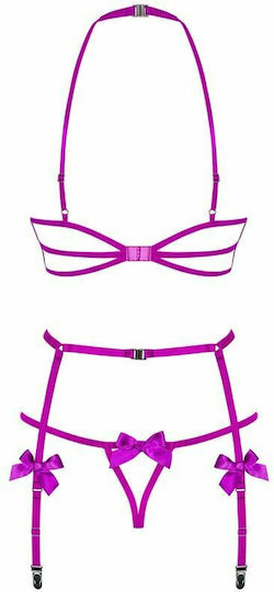 Obsessive Delishya Purpure Set Seturi de lenjerie sexy Purple 150457
