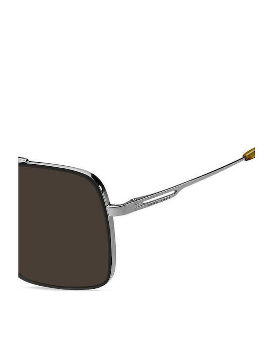 Boss Men's Sunglasses with Silver Metal Frame HG 1325/S 6C5/70