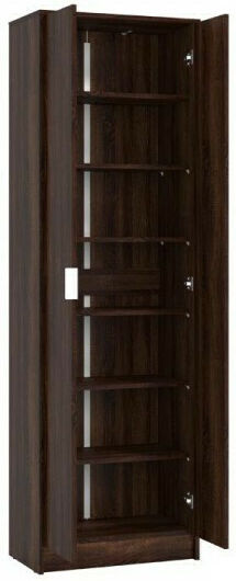 Ξύλινη Παπουτσοθήκη Neo με 6 Ράφια Dark Sonoma Μ60xΠ33xΥ191.5cm