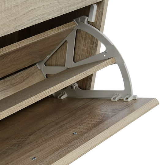 Davina Wooden Shoe Organizer with 3 Shelves Sonama 62x24x110cm