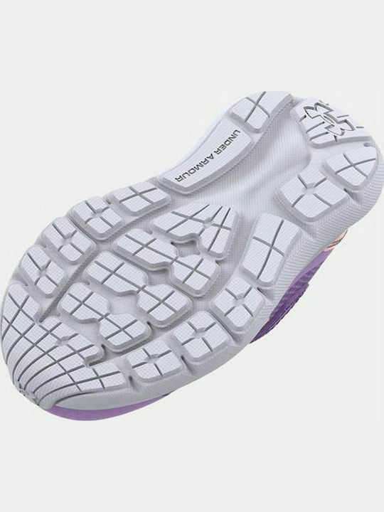 Surge 3 Kids Sports Shoes Running with Hoop & Loop Closure Purple