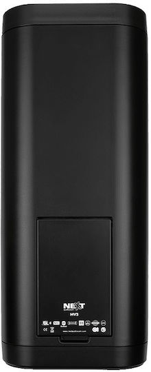 Next MV3 Boxă Bluetooth 65W cu Durată de Baterie până la 20 ore Negru
