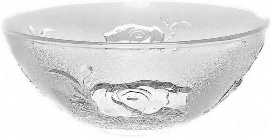 Uniglass Roses Servierschüssel Rund Glas Transparent mit Durchmesser 12.5cm Uniglass Roses Servierschüssel Rund Glas Transparent mit Durchmesser 12.5cm