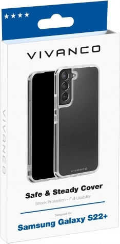 Vivanco Safe & Steady Back Cover Silicone Transparent (Galaxy S22+)