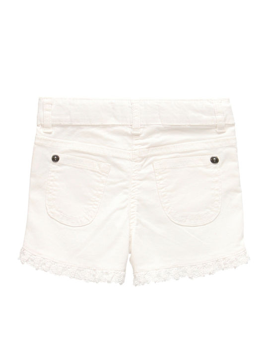 Kinder-Shorts/Bermudas Stoff Weiß
