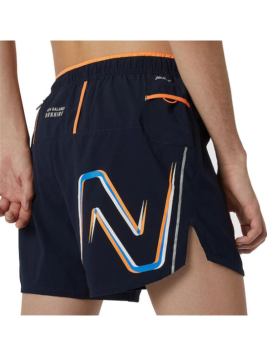 Impact Run Αθλητική Ανδρική Βερμούδα Navy Μπλε