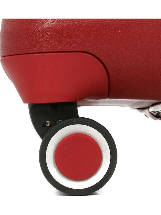 Airtex Paris Valiză De Călătorie Medie Dură Burgundă Cu 4 Roți Înălțime 56.5 Cm