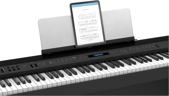Roland Ηλεκτρικό Stage Πιάνο FP-60X Bundle Πεντάλ Set με 88 Βαρυκεντρισμένα Πλήκτρα Ενσωματωμένα Ηχεία και Σύνδεση με Ακουστικά και Υπολογιστή Black