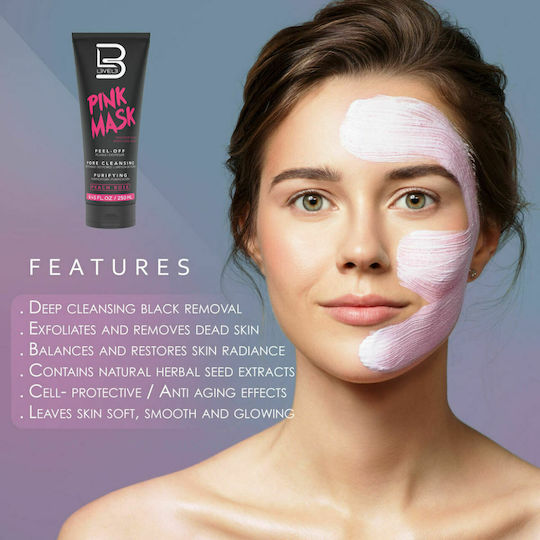 L3vel3 Pink Peel Off Gesichts- & Augenmaske 250ml