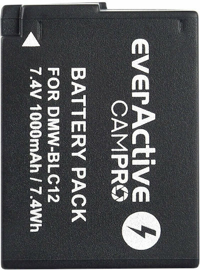 everActive Μπαταρия за фотоапарат DMW-BLC12E Литиево-йонни (Li-Ion) 1000mAh Съвместима с Panasonic