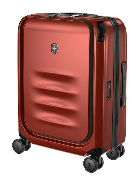 Victorinox Spectra 3.0 Expandable Global Βαλίτσα Ταξιδίου Καμπίνας Σκληρή Κόκκινη με 4 Ρόδες Ύψους 55εκ.