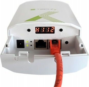 Techly CPE120 Antenna Amplification Point-to-Point 300Mbps στα 2.4GHz 8dBi I-WL-CPE120