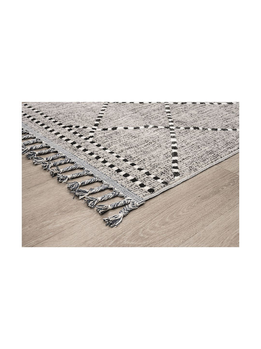 Newplan Zenith 75537Α Rug Rectangular with Fringes Gray