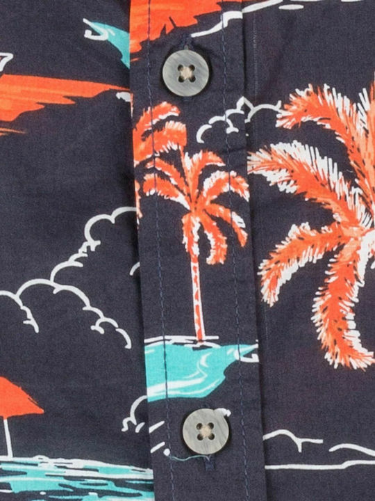 Short Sleeve Cotton Multicolour Shirt