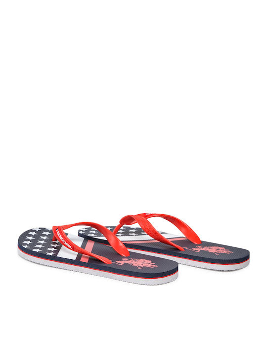 Vaian Slapi Bărbați Flip Flops Albastre / Roșii