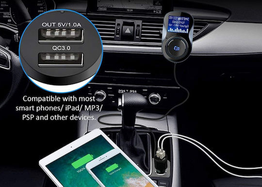 Nulaxy FM Transmitter Αυτοκινήτου με Bluetooth