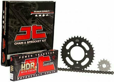 JT Sprockets Kit lanț și pinion (15-39-420HDR) pentru Honda GLX