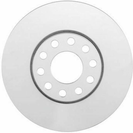 Bosch Brake Discs Front 2pcs for Skoda Superb Volkswagen Passat