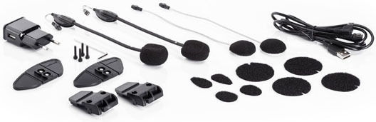 Midland BTX2 Pro S LR Διπλή Ενδοεπικοινωνία για Κράνος Μηχανής με Bluetooth