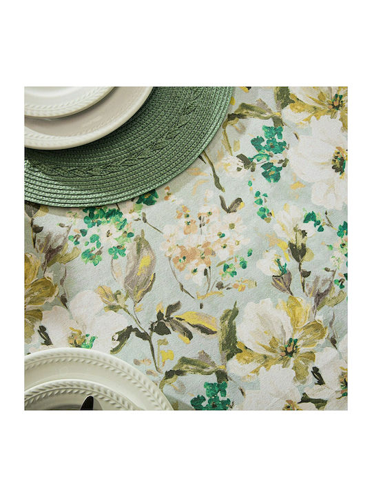 Gofis Home Față de masă Din Bumbac Rural Spring 588 Verde 150x220cm