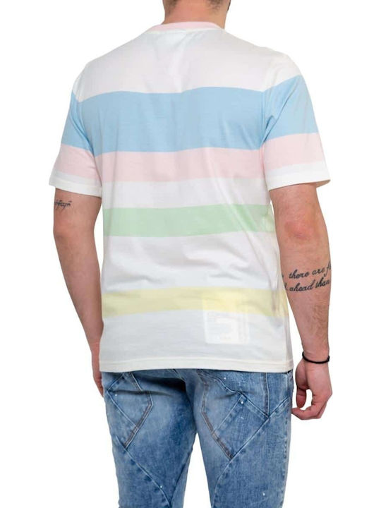 Slitter Printed Stripe Αθλητικό T-shirt Πολύχρωμο