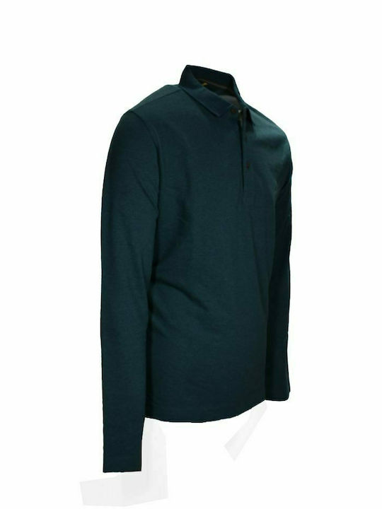 Camel Active Men's Long Sleeve Blouse Polo Green