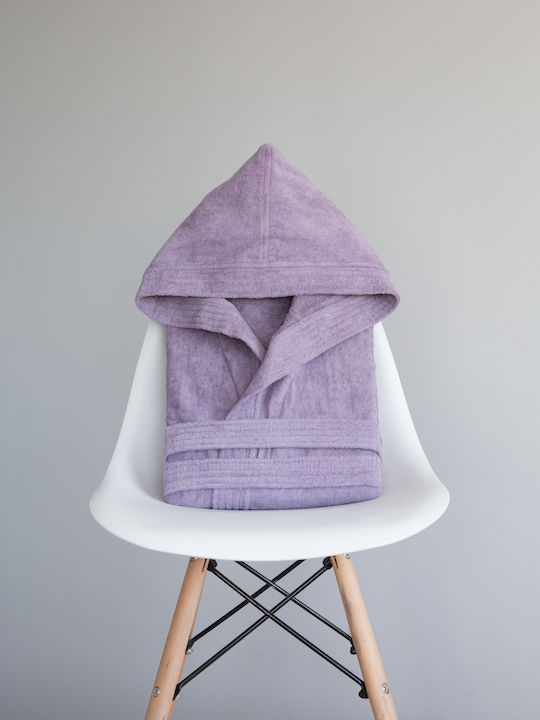 Nima Zen Γυναικείο Μπουρνούζι με Κουκούλα Lavender