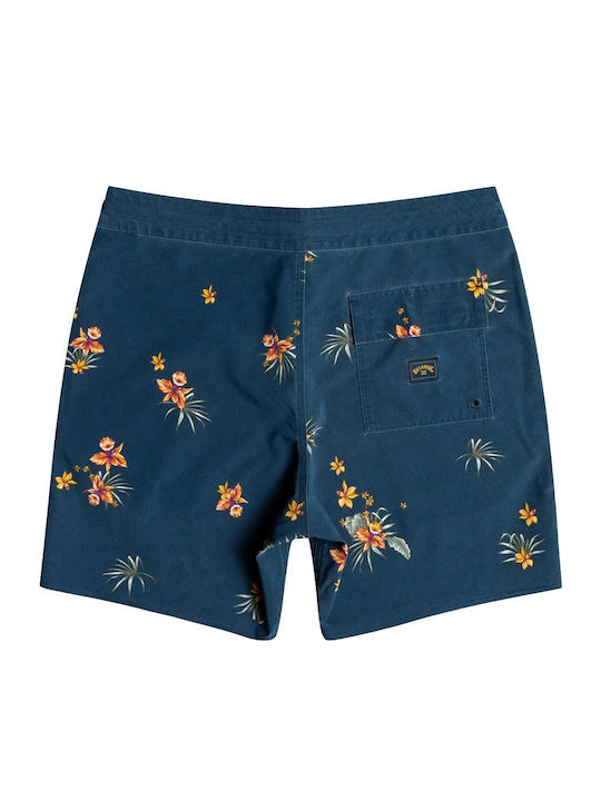 Tribong Men's Swimwear Shorts Navy Blue with Patterns