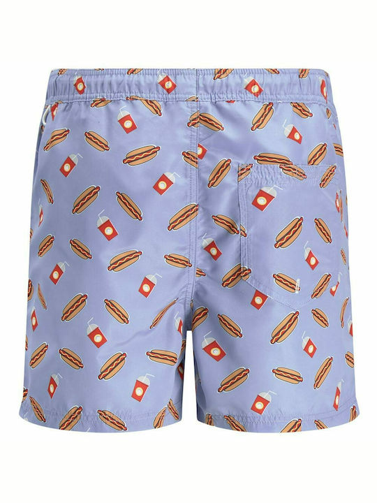 Herren Badebekleidung Shorts Lila mit Mustern
