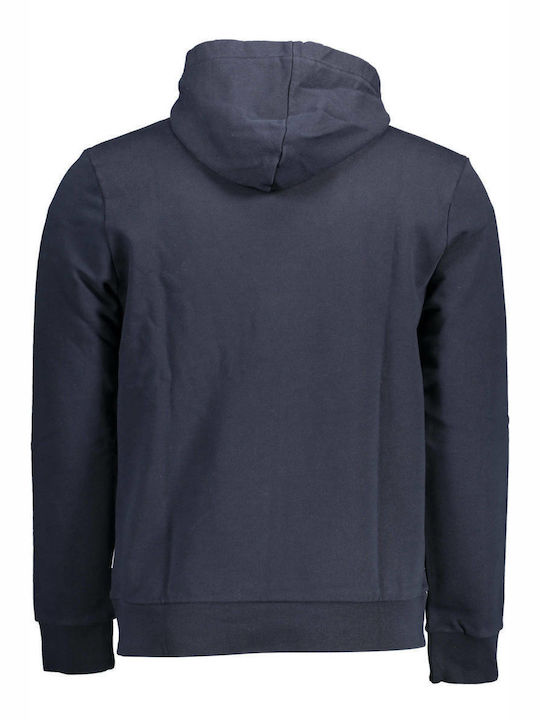 Napapijri Men's Sweatshirt with Hood & Pockets Navy Blue