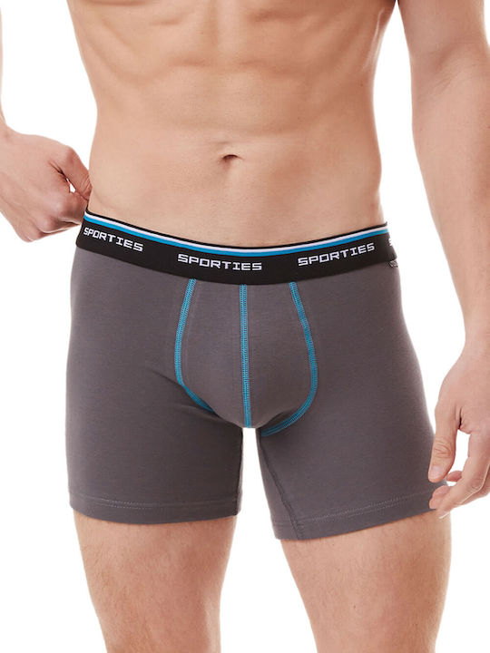 Herren Boxershorts Black / Grey 2Packung