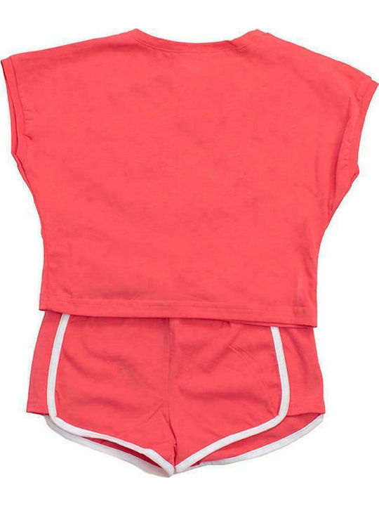 Kinder-Set mit Shorts Sommer 2Stück Fuchsie Change