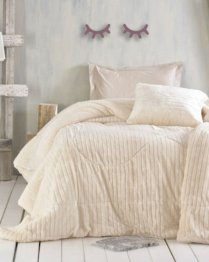 Rythmos Κουβερτοπάπλωμα Υπέρδιπλο 220x240εκ. Shabby Εκρού Rythmos Κουβερτοπάπλωμα Υπέρδιπλο 220x240εκ. Shabby Εκρού