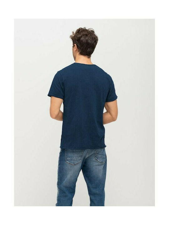 Staff Men's Short Sleeve T-shirt Navy Blue