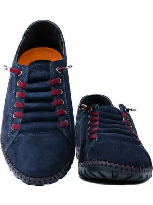 Men's Suede Casual Shoes Μπλέ Suede