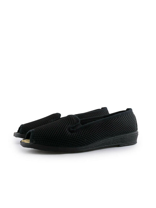 Basil Closed-Back Women's Slippers In Black Colour 0288-0796-000001