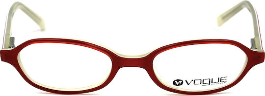 Vogue Women's Acetate Burgundy Prescription Eyeglass Frame VO2307 1203