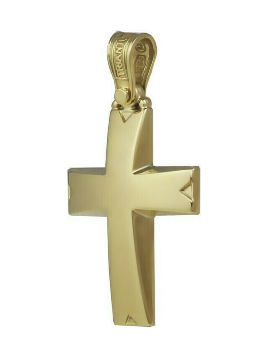 Triantos Men's Gold Cross 14K