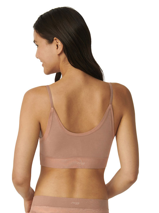 Sloggi Go Allround Lace Bralette Σουτιέν Μπεζ