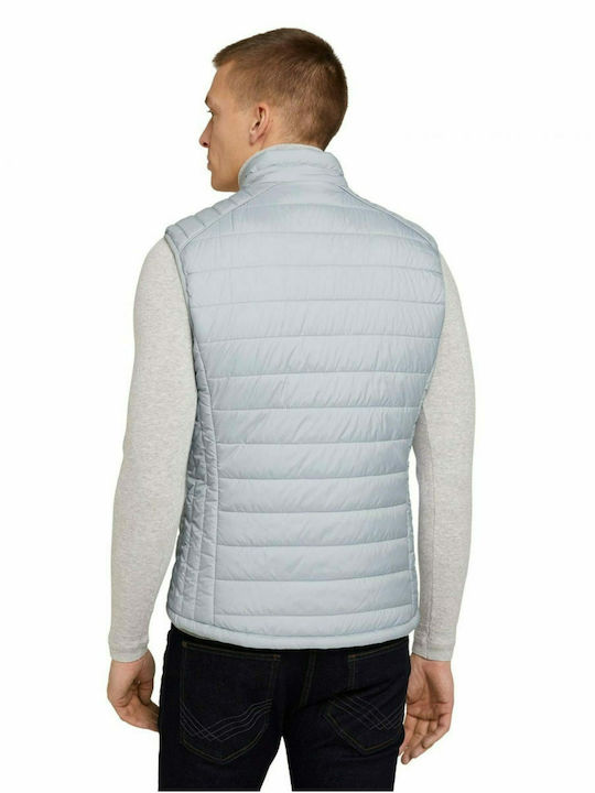 Tom Tailor Men's Sleeveless Puffer Jacket Gray