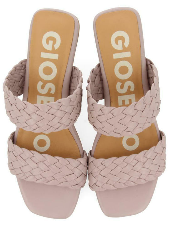 Leather Sandals Pink