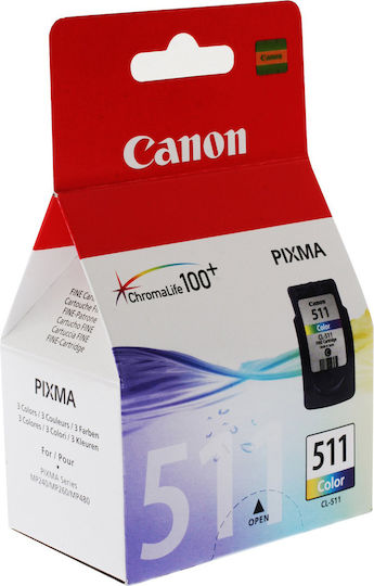 Canon CL-511 Γνήσιο Μελάνι Εκτυπωτή InkJet Πολλαπλό (Color) (2972B009)