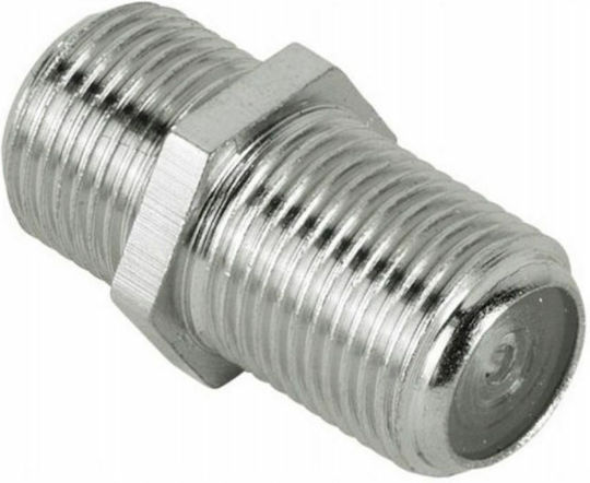 Anga Μετατροπέας F-Connector female σε F-Connector female Ασημί 1τμχ 271-316