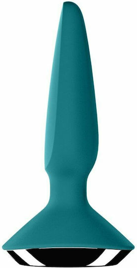 Satisfyer Plug-ilicious 1 Анална тапа с възможност за безжична работа и вибрация Green