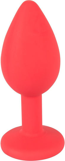 You2Toys Colorful Joy Jewel Plug Small Πρωκτική Σφήνα Small Red 7.2cm