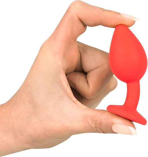 You2Toys Colorful Joy Jewel Plug Small Πρωκτική Σφήνα Small Red 7.2cm